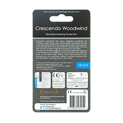 Беруши для музыкантов Dynamic Ear Company Crescendo Woodwind 15