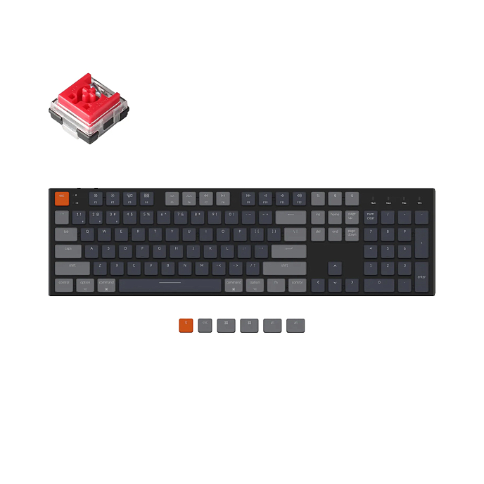 Клавиатура Keychron K5SE-E1 Keychron Optical Red Switch RGB - рис.0