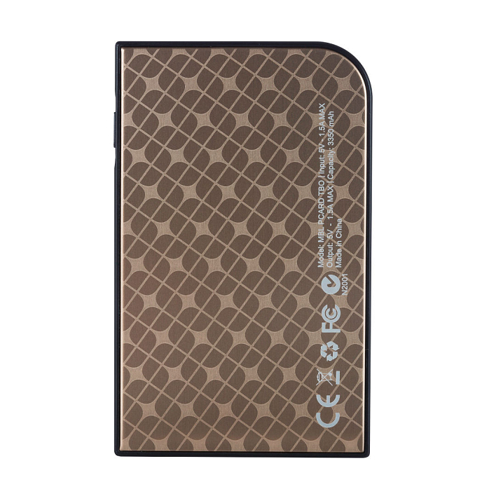 Внешний аккумулятор Monster Mobile PowerCard Turbo Champagne Gold - рис.1