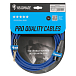 Кабель HeadMade Pro XLR-M - 6.3mm stereo Blue 3m - рис.0