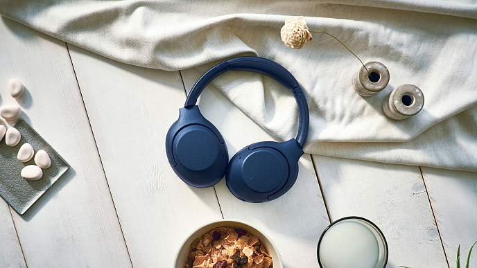 Беспроводные наушники Sony WH-XB900N Blue - рис.7