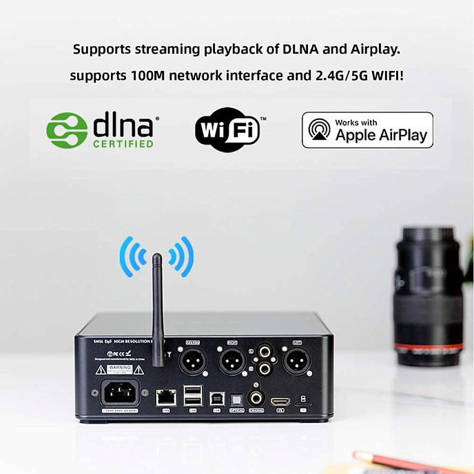 Сетевой аудиоплеер SMSL DP5 Black - рис.4