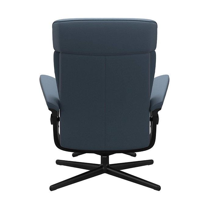 Кресло для прослушивания Stressless Erik M Cross Paloma Crystal Blue Black - рис.2