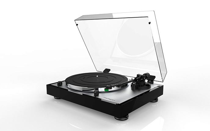 Проигрыватель винила Thorens TD-402 DD Piano Black - рис.1