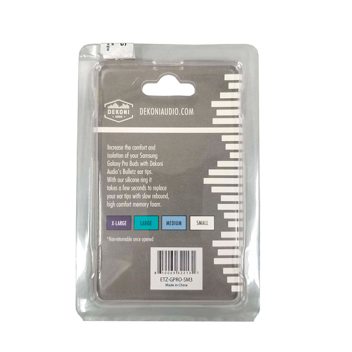 Амбушюры Dekoni Audio Bulletz for Samsung Galaxy Pro Small 3 Pack - рис.3