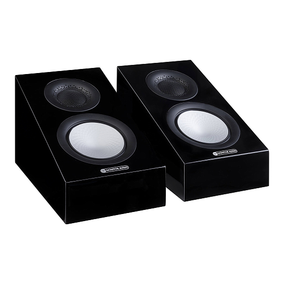 Полочная акустика Monitor Audio Silver AMS 7G Black Gloss - рис.0
