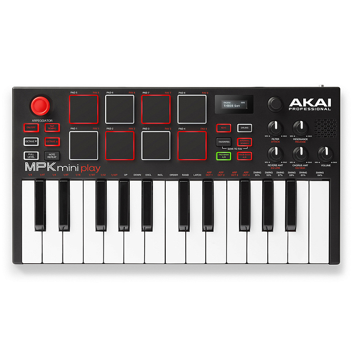MIDI-клавиатура AKAI PRO MPK MINI PLAY USB - рис.1