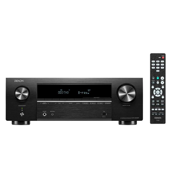 Комплект Denon AVR-X580BT + Polk T Series 5.0 Set Black - рис.2
