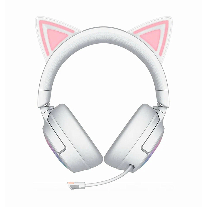 Игровая гарнитура Razer Kraken Kitty V3 Pro White - рис.5