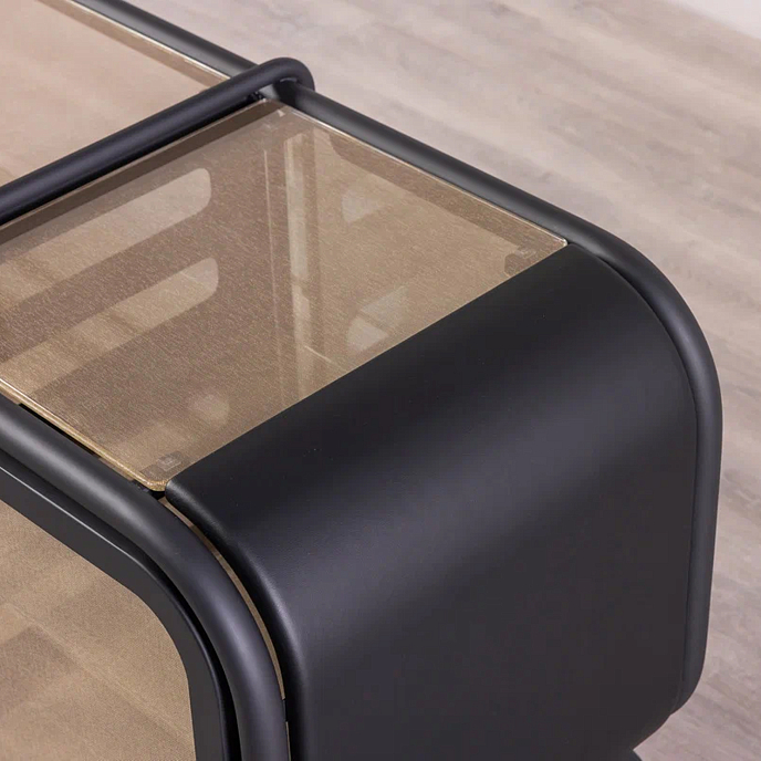 Стойка для Hi-Fi F2F Эфир Matte Black Gold Dark Brown - рис.10