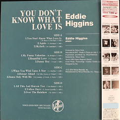 Виниловая пластинка Eddie Higgins - You Dont Know What LoveIs (Audiophile, Hyper Magnum Sound) - 2LP