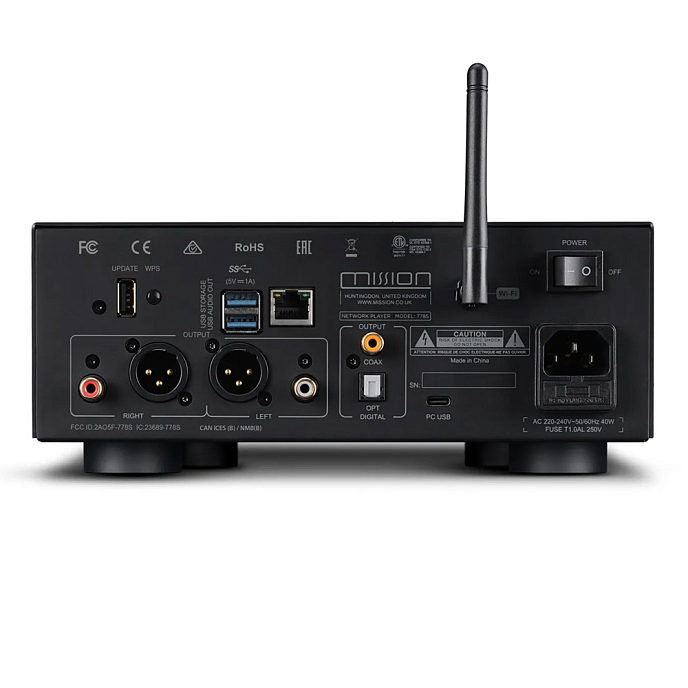 Сетевой аудиоплеер Mission 778S Black - рис.3