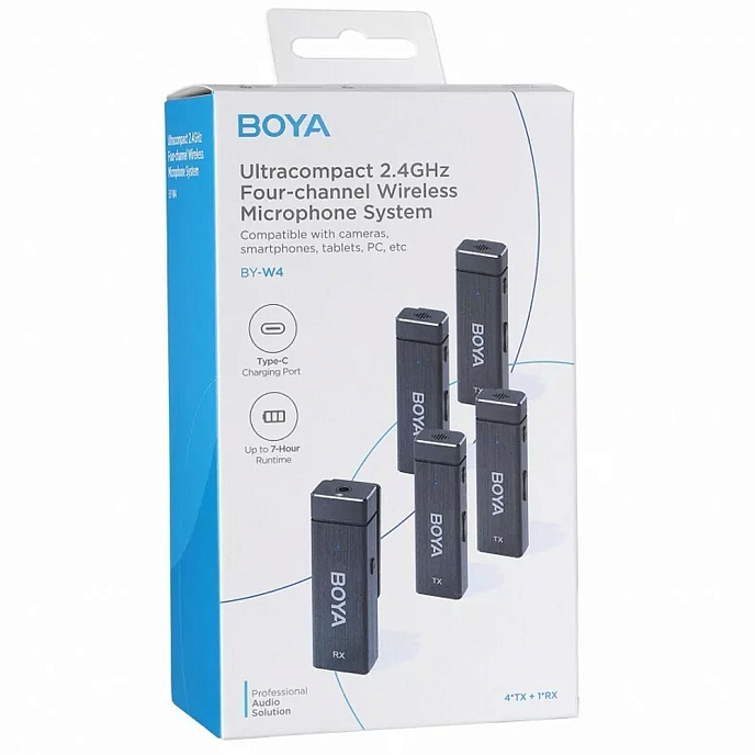 Радиосистема Boya BY-W4 Black - рис.10