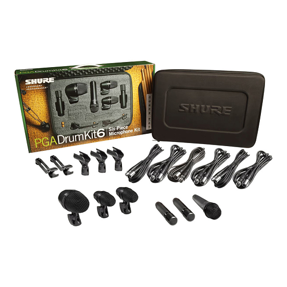 Микрофон для духовых и ударных Shure PGADrumKit6 - рис.0