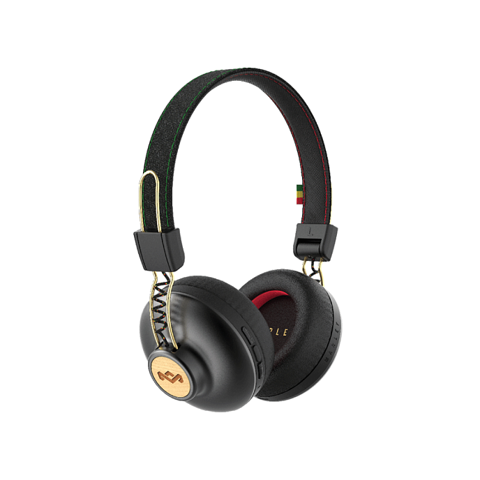 Беспроводные наушники House of Marley Positive Vibration 2 Wireless Rasta - рис.0