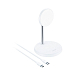 Беспроводная зарядка Anker PowerWave Magnetic 2-in-1 Stand White - рис.0