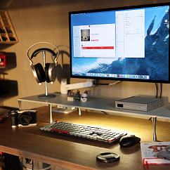 Стол ddHiFi HS650 x 1 + HS250 x 2 + SR70 x 8 Anodized Silver/Silver