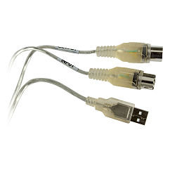 Кабель iCON MidiPort USB Transparent
