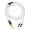 HeadMade IEM 2-pin to 3.5mm jack silver 1.2m - сменный кабель для наушников (SN 91959360391530096923)_Уценка