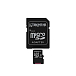 Карта памяти Kingston microSDXC 64GB Class 10 + SD adapter - рис.2