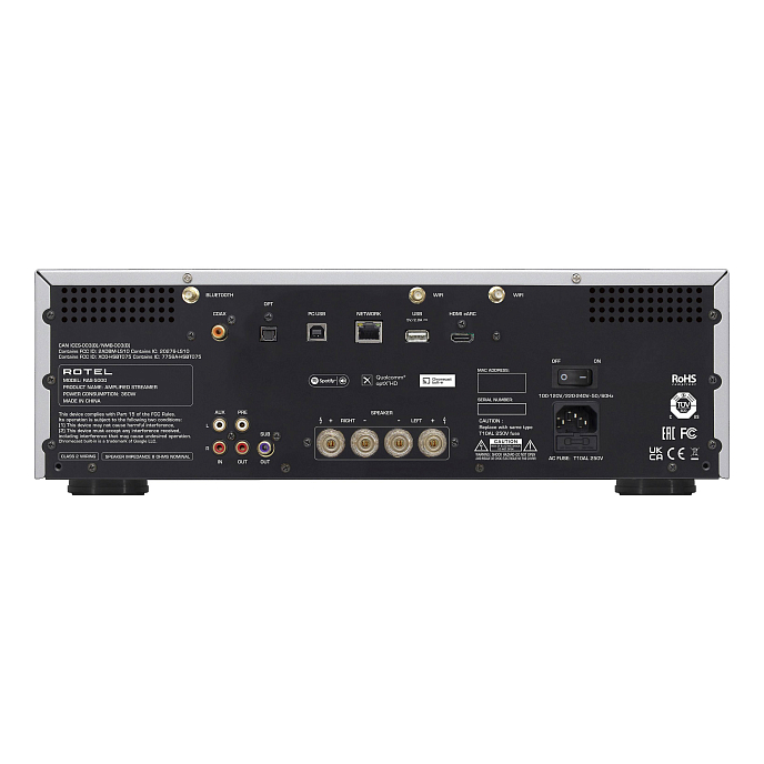 Интегральный усилитель Rotel RAS-5000 Silver - рис.5