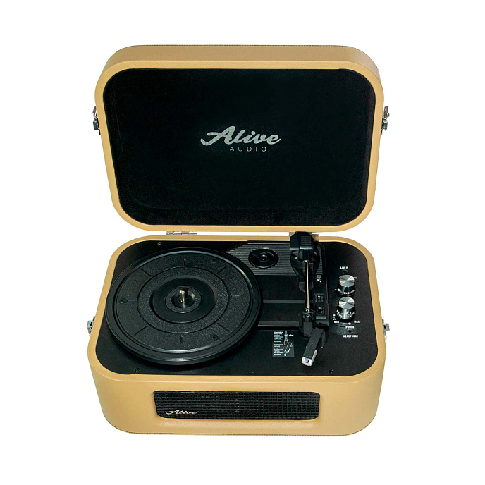 Проигрыватель винила Alive Audio STORIES cafe creme виниловый проигрыватель c bluetooth (SN AATSTR0B3F3CC)_Уценка - рис.3