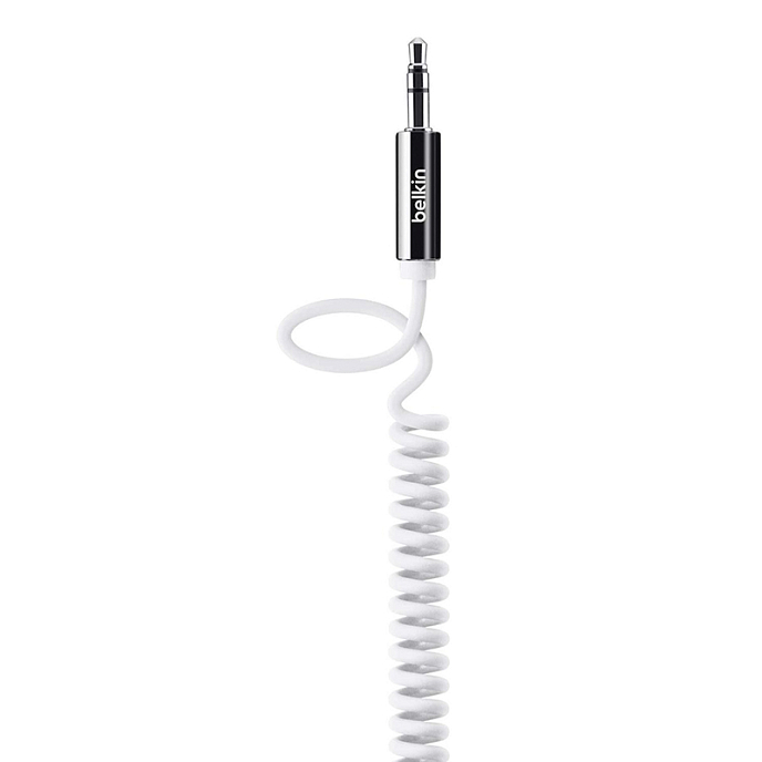 Кабель Belkin Mixit Coiled Audio Cable White - рис.0
