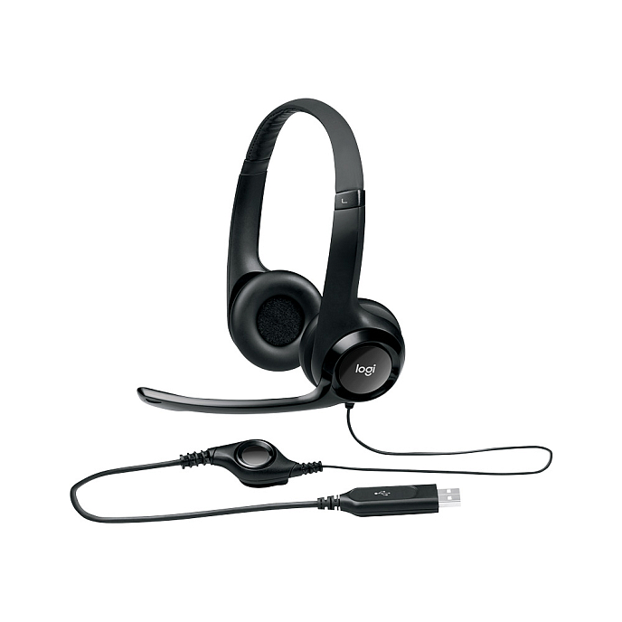 Гарнитура Logitech Headset H390 USB Black - рис.4