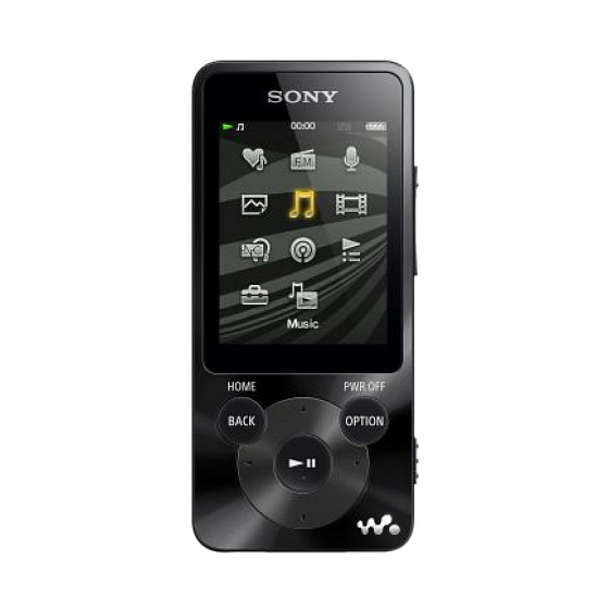 Плеер Sony NWZ-E584 black - рис.0