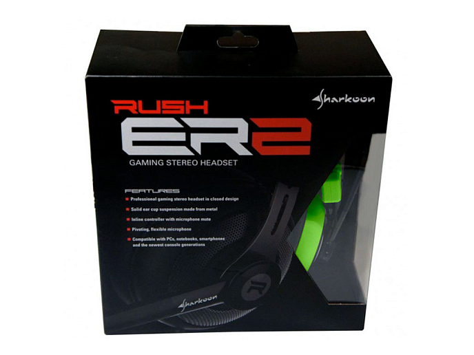 Игровая гарнитура Sharkoon Rush ER2 black/red - рис.3