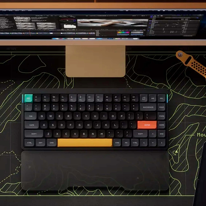 Клавиатура NuPhy Air75 V2 Aloe Switch Basalt Black - рис.6