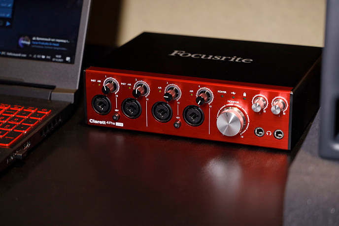Аудиоинтерфейс FOCUSRITE Clarett 4Pre USB - рис.1