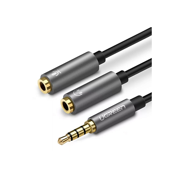 Кабель Ugreen AV141 Headphone Splitter 3.5mm - рис.0