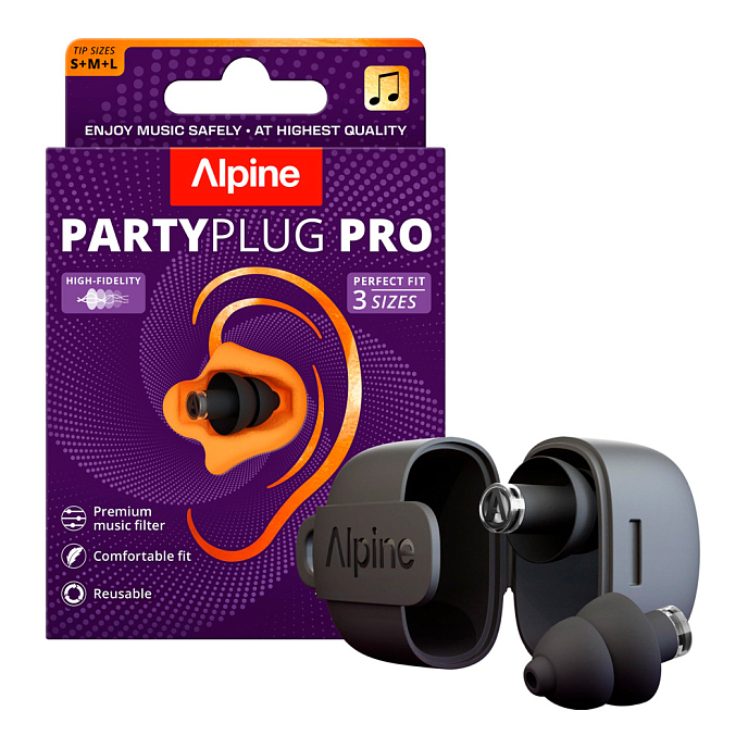 Беруши для музыкантов Alpine PartyPlug Pro Black - рис.0