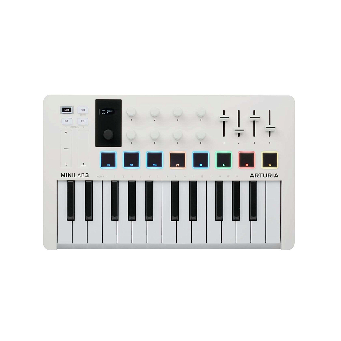 MIDI-клавиатура Arturia MiniLAB 3 midi-клавиатура и пэд-контроллер (SN 7030400831425010)_Уценка - рис.0