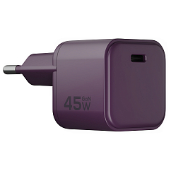 Сетевое зарядное устройство Magssory Nano 45W GaN Burgundy