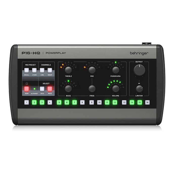 Микшерный пульт Behringer Powerplay P16-M Silver Black - рис.2