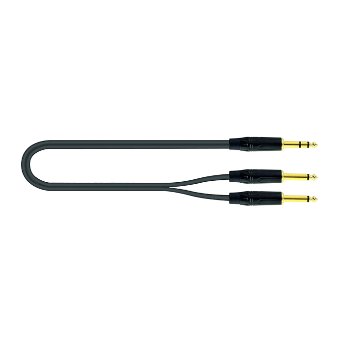 Кабель Quik Lok JUST JS2JM 3.5mm - 2 x 6.3mm 5m - рис.0