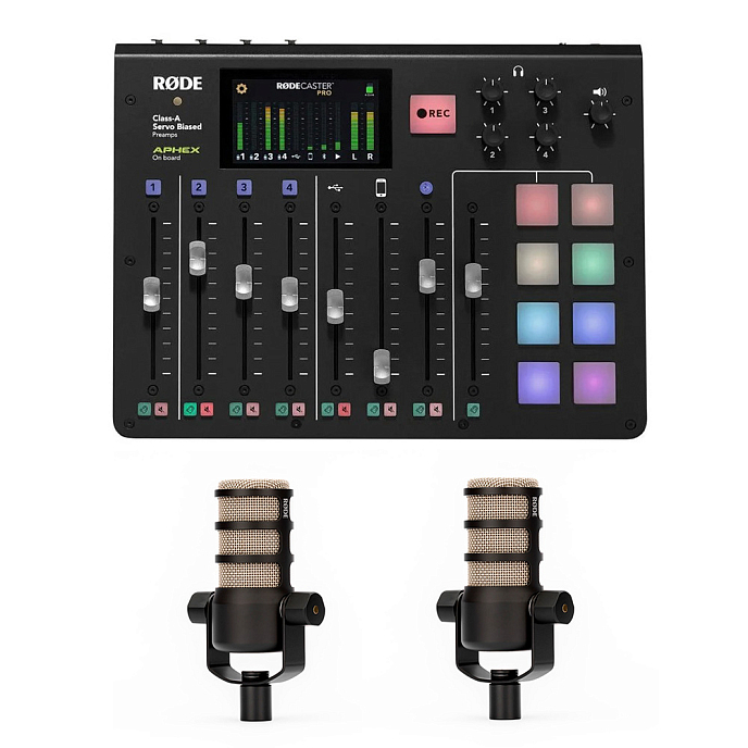 Комплект RODE RODECaster Pro + PodMic Pair - рис.0