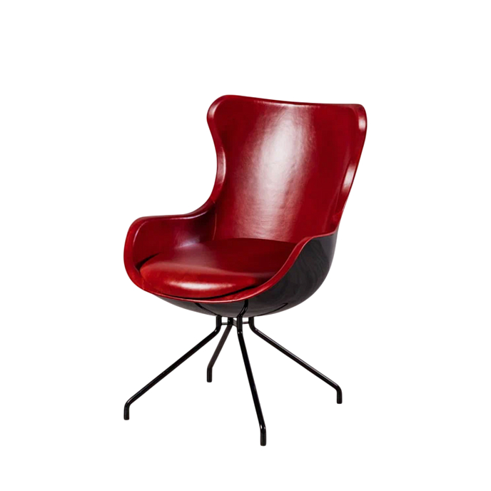 Кресло для прослушивания F2F Аэро Glossy Black Burgundy - рис.0