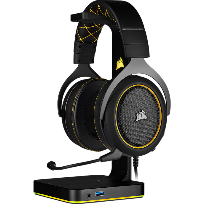 Игровая гарнитура Corsair Gaming HS60 Surround Yellow - рис.8