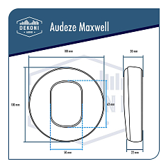 Амбушюры Dekoni Audio Suede for Audeze Maxwell