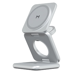 Беспроводная зарядка Magssory Fold for Apple Silver