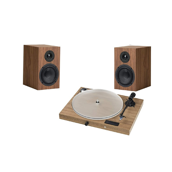 Проигрыватель винила Pro-Ject Juke Box S2 Stereo Set Walnut - рис.0