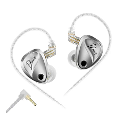 Наушники внутриканальные KZ Duonic (Without Switches) 3.5mm Without Mic Silver