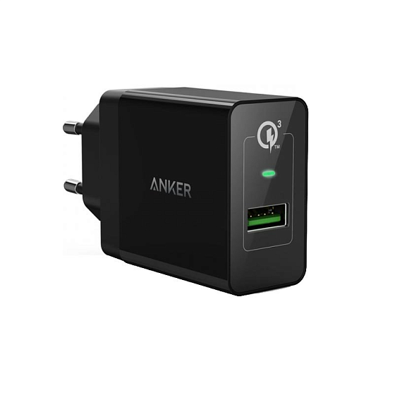 Сетевое зарядное устройство Anker PowerPort+ Quick Charge 3.0 B2013L12 Black - рис.0