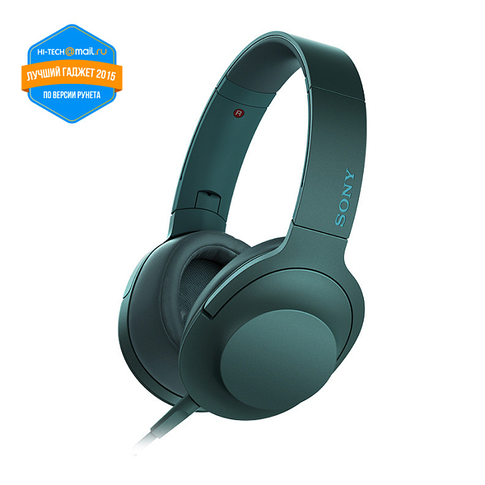 Наушники SONY h.ear MDR-100AAP Green - рис.0