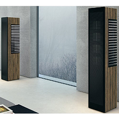 Напольная акустика Piega Master Line Source 2 Baffle Anodised Black/Zebrano