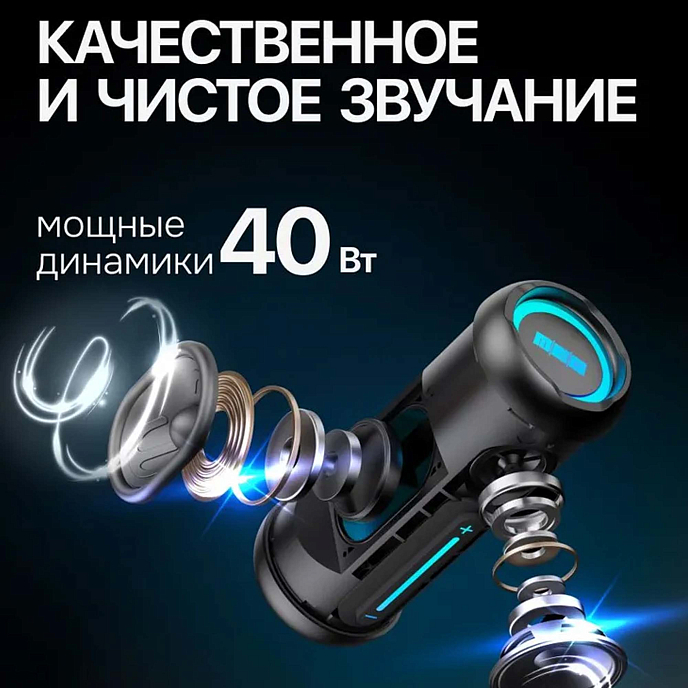 Портативная колонка MEG SCB40BL Black - рис.12