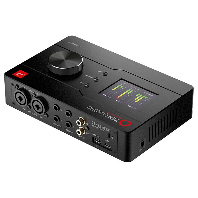 Аудиоинтерфейс Antelope Audio Zen Quadro Synergy Core black внешний аудиоинтерфейс_OpenBox - рис.3